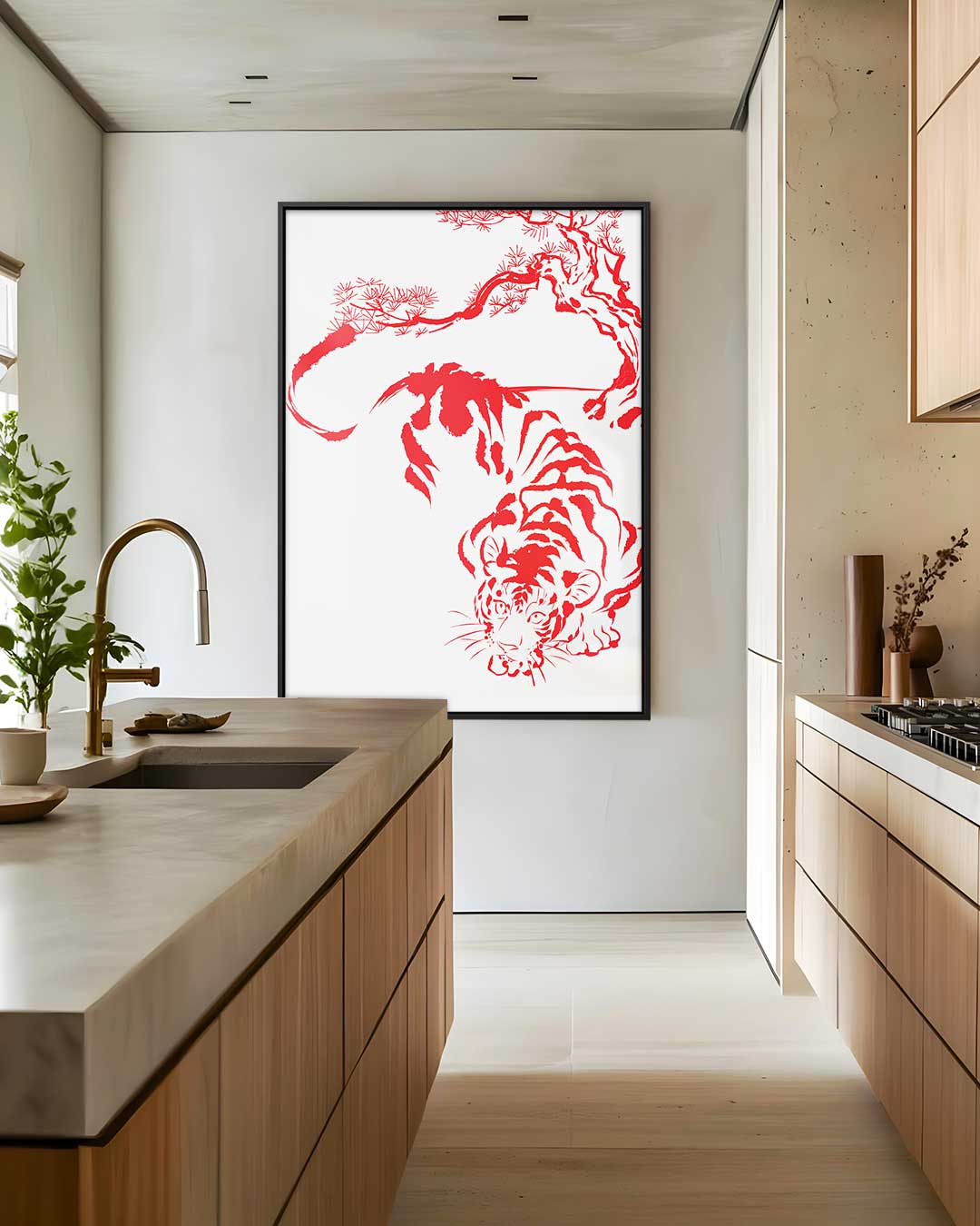 Abstract kunstwerk Kunstwerk-canvas-dibond-plexiglas-wanddecoratie-WallArtistic