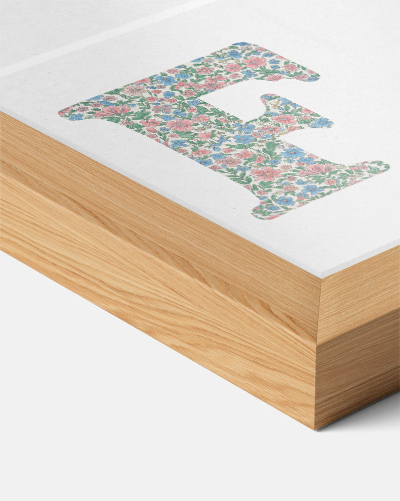Vrolijke Bloemen Alfabet Poster F Poster