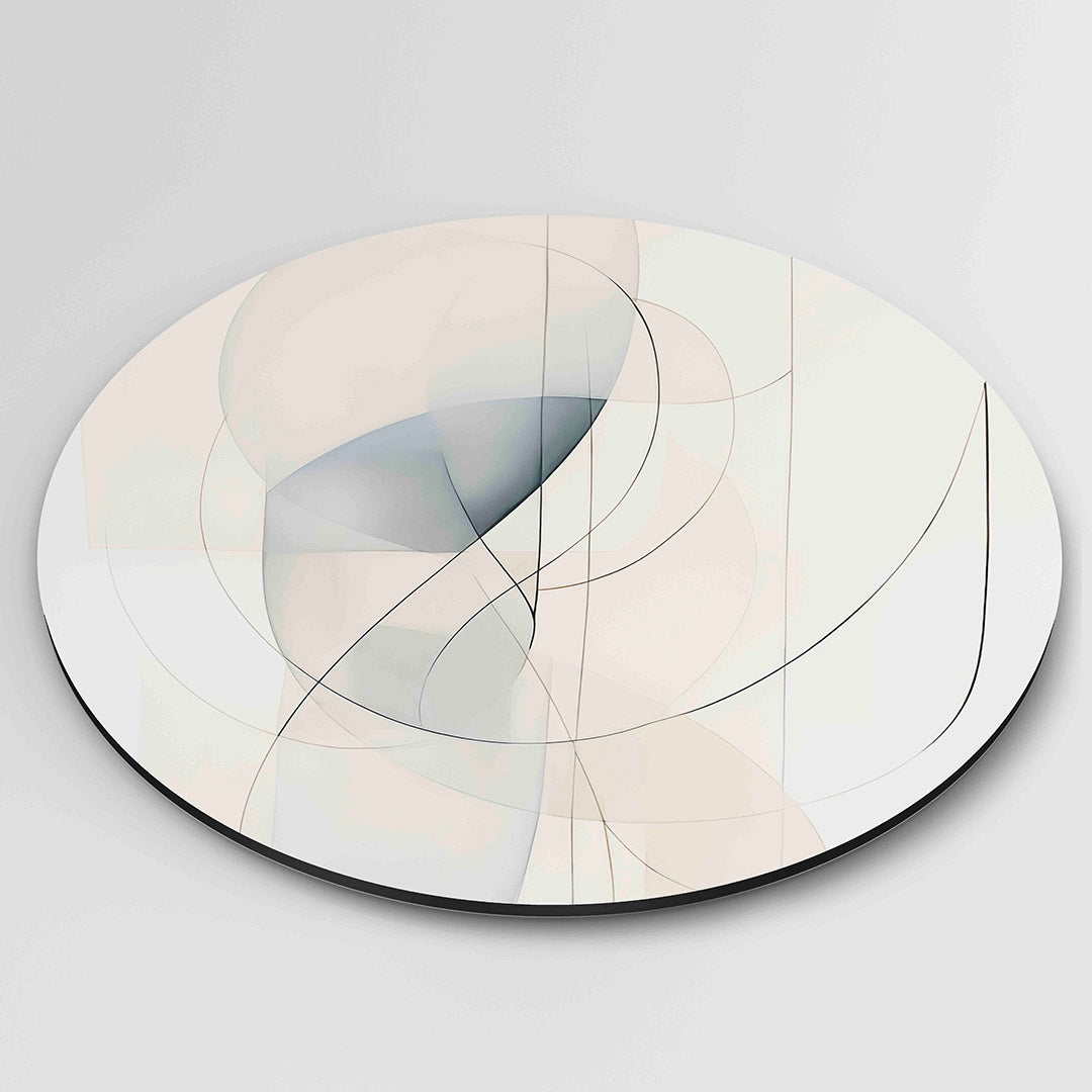 Abstracte vormen Muurcirkel