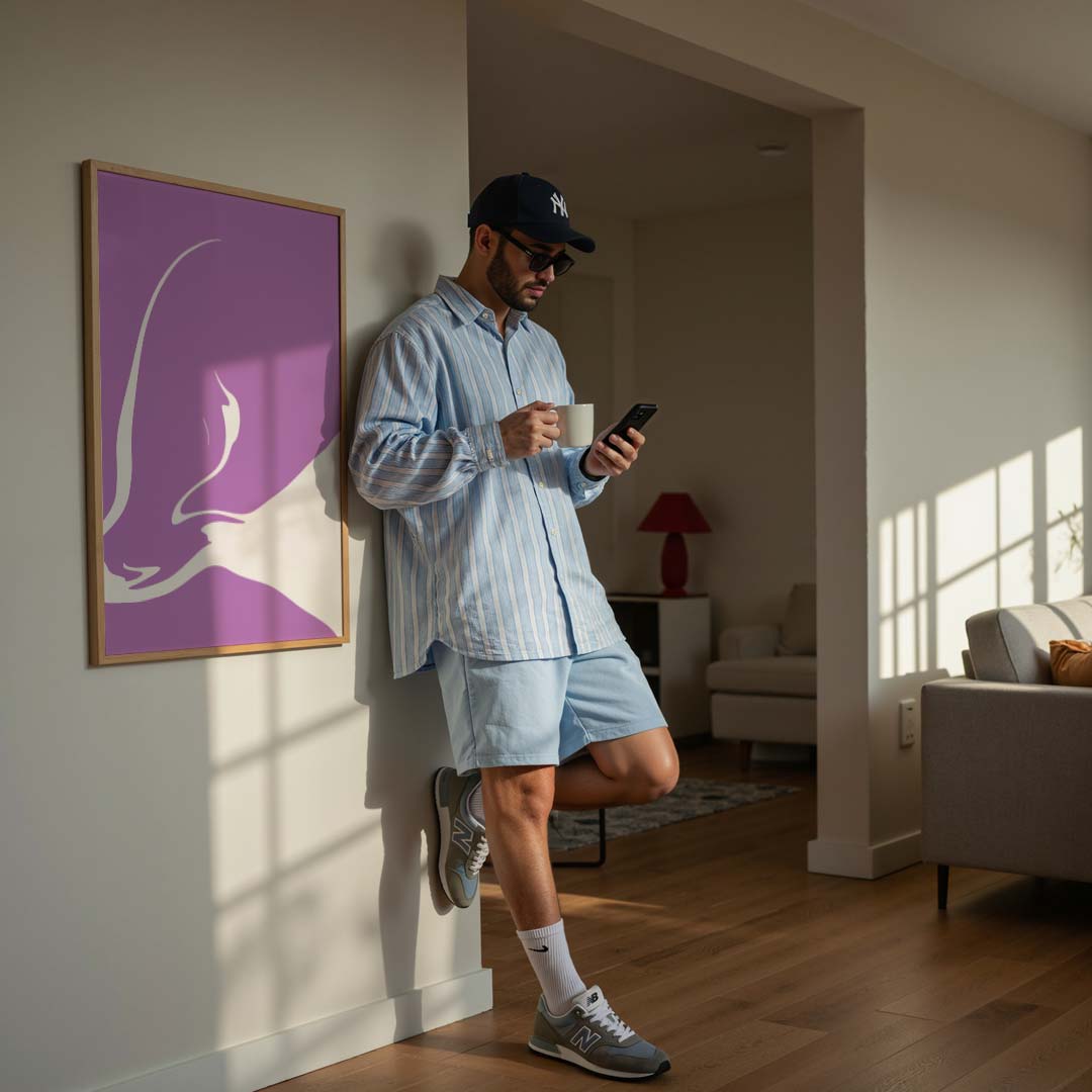 Abstracte Elegantievormen Poster-WallArtistic