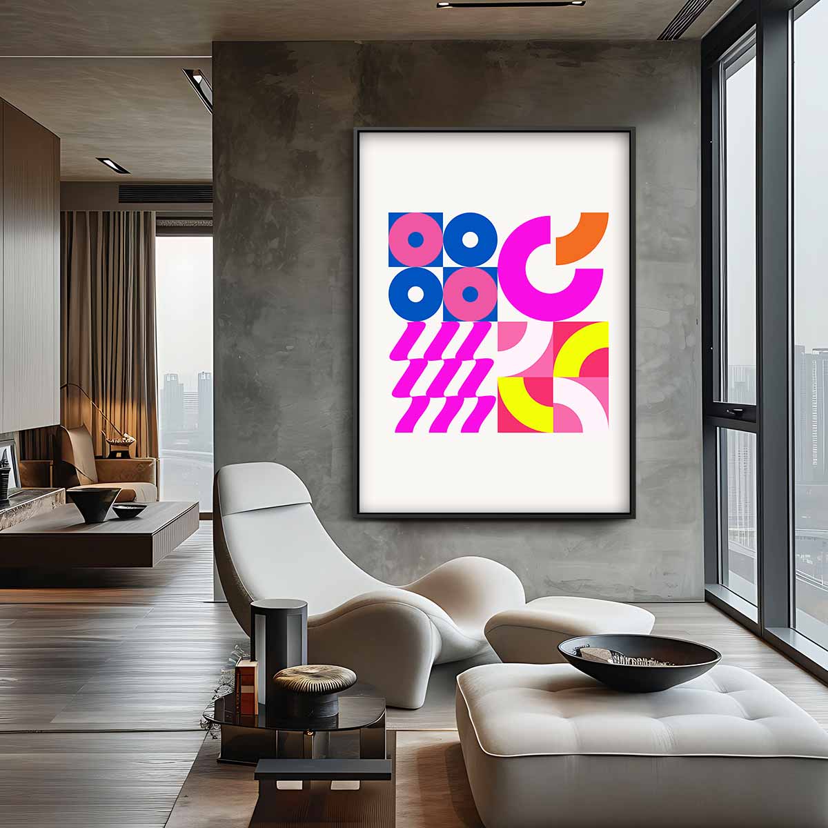 Kleurenexplosie Wanddecoratie Kunstwerk-canvas-dibond-plexiglas-wanddecoratie-WallArtistic