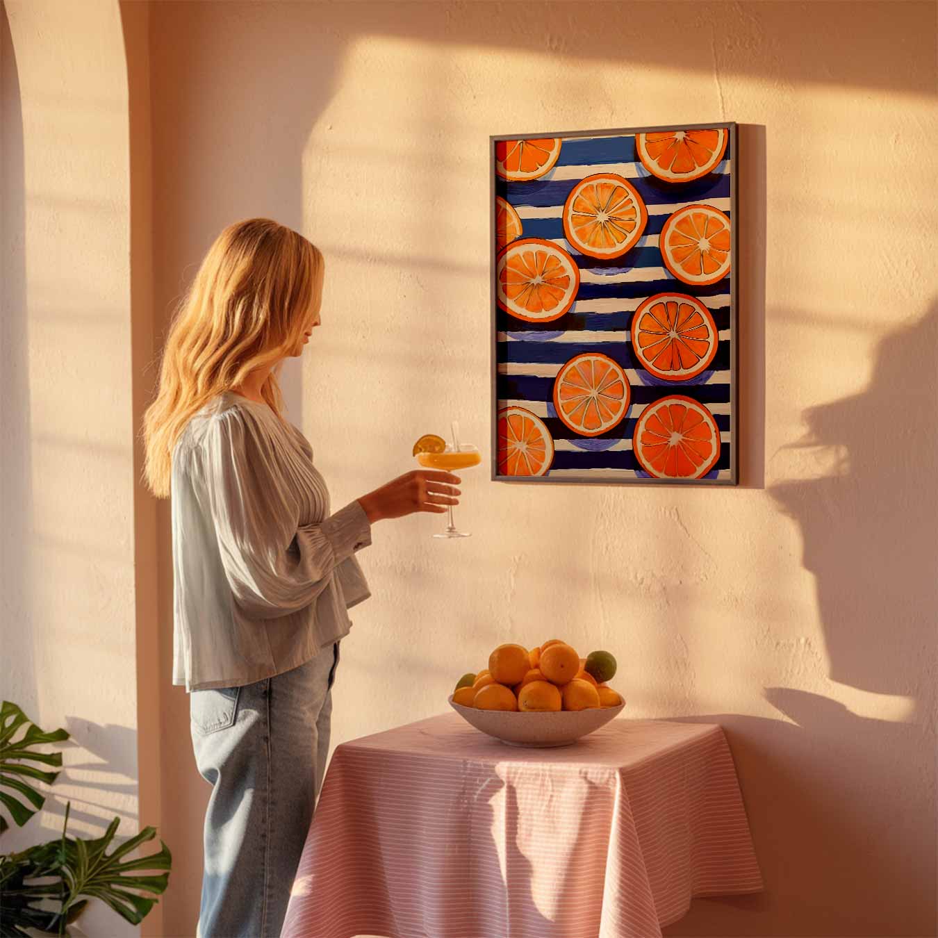Zomerse Citrus Opfrisser Poster