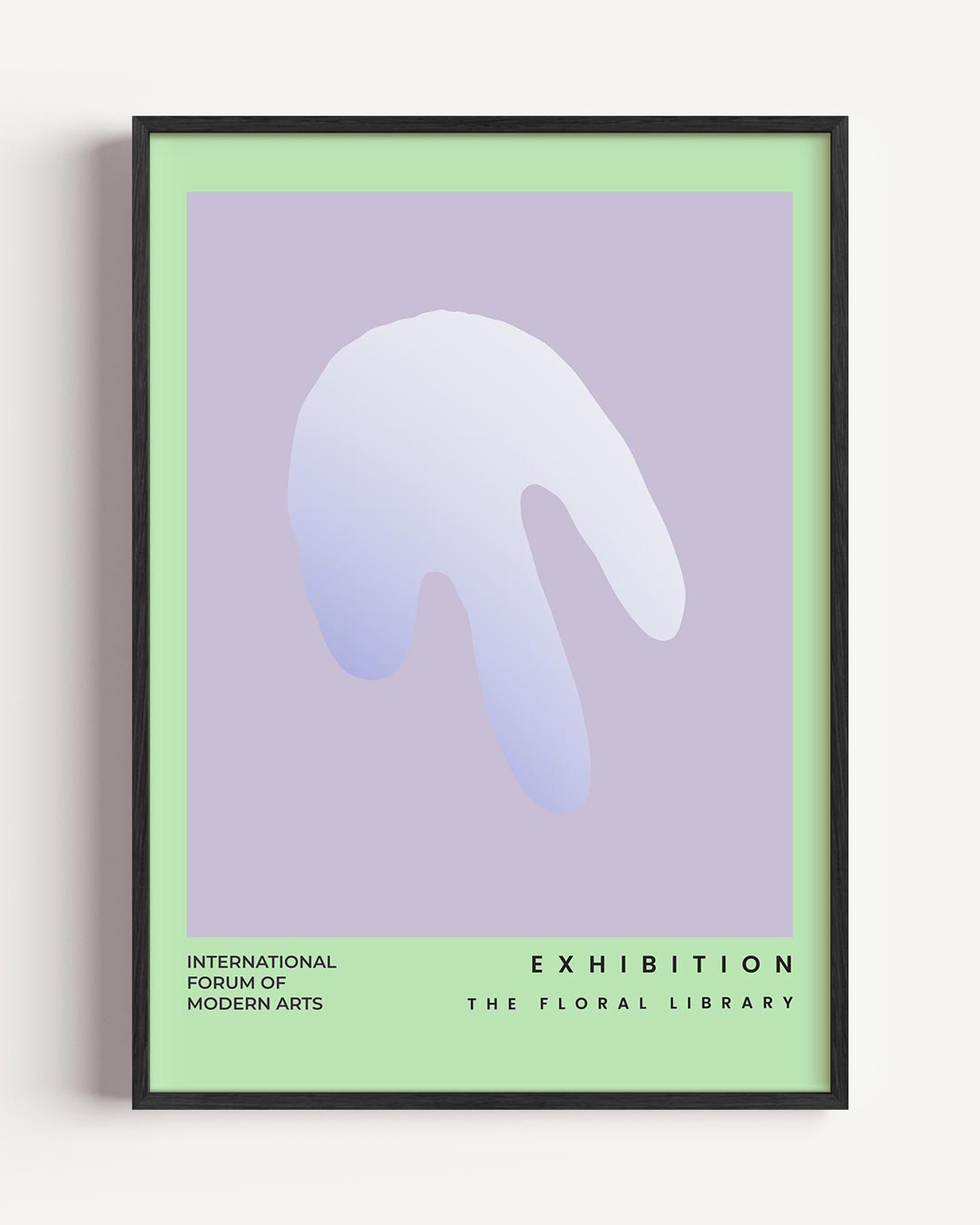 Moderne Kunsttentoonstelling Poster-WallArtistic