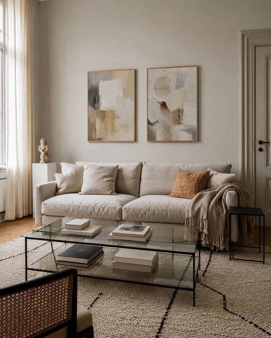 Zachte kleurvlakken Posterset