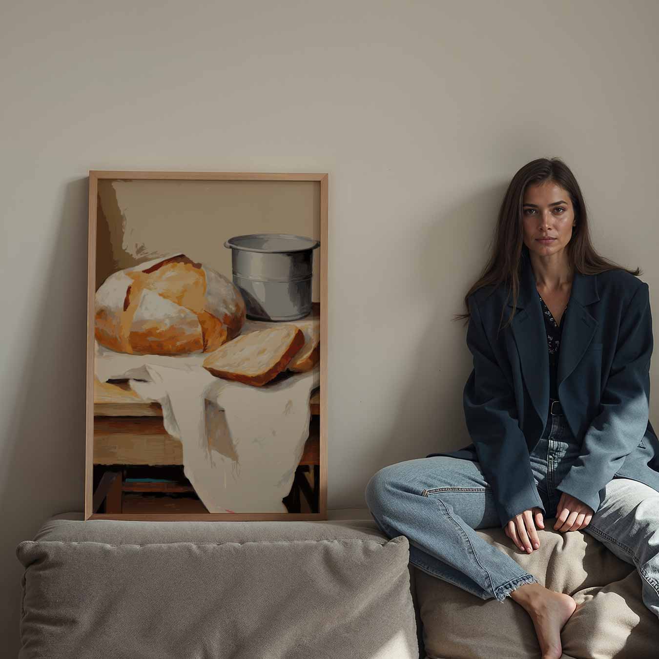 Gezellig Brood Stilleven Poster-WallArtistic