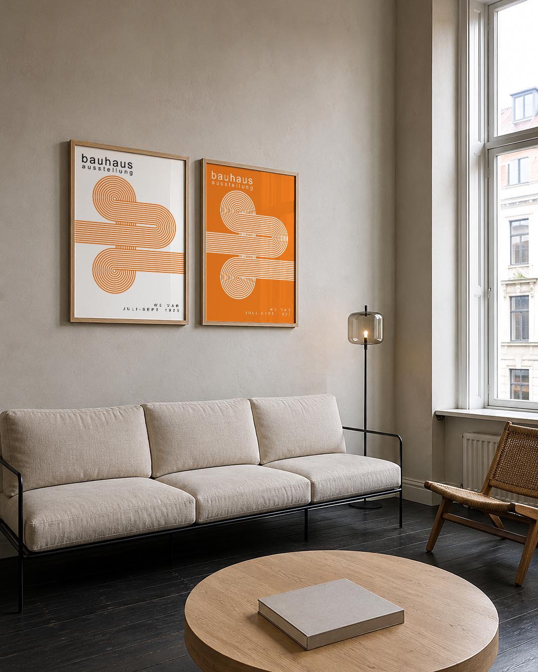 Lijnen en cirkelpatronen Posterset