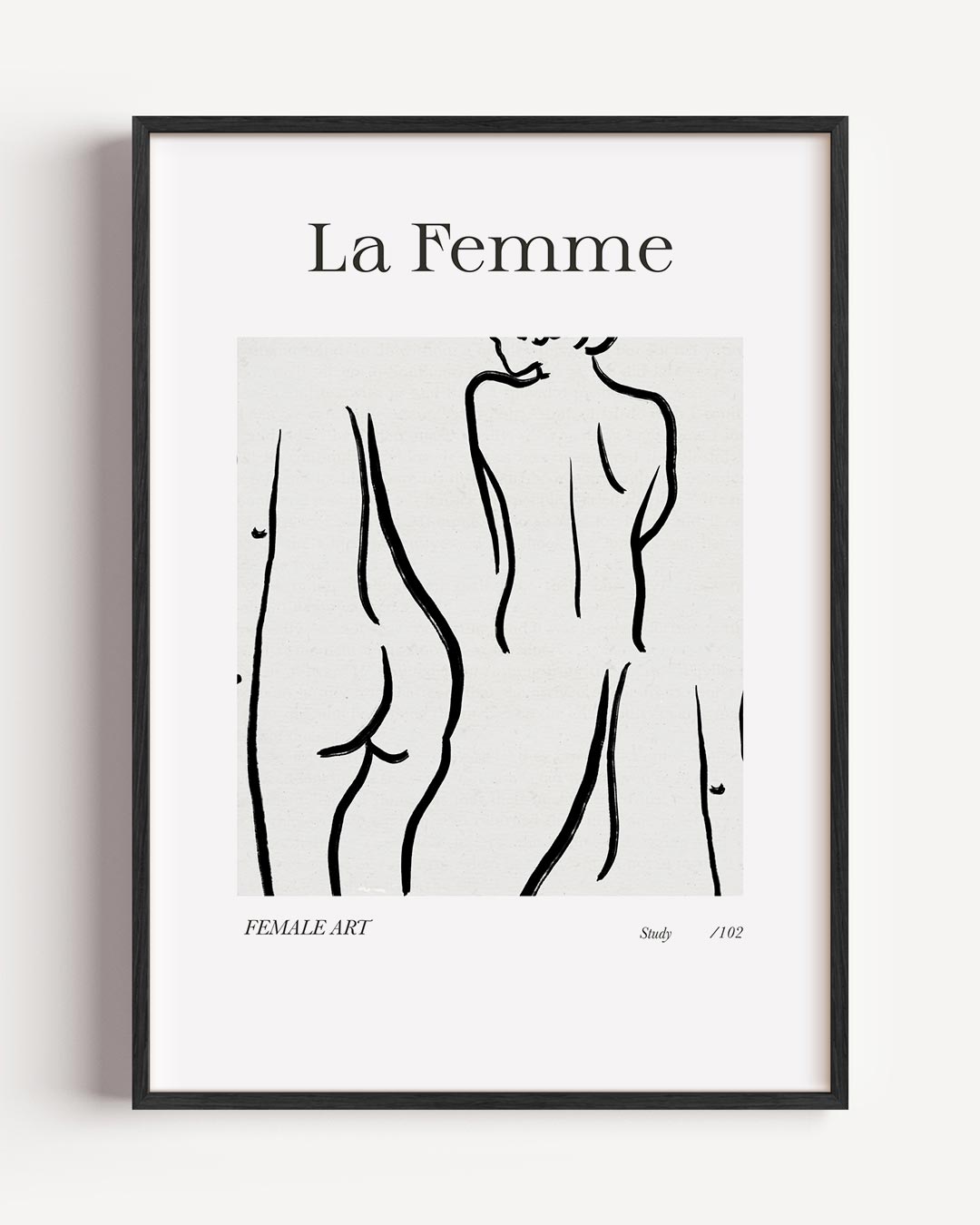 La Femme Kunstposter-WallArtistic