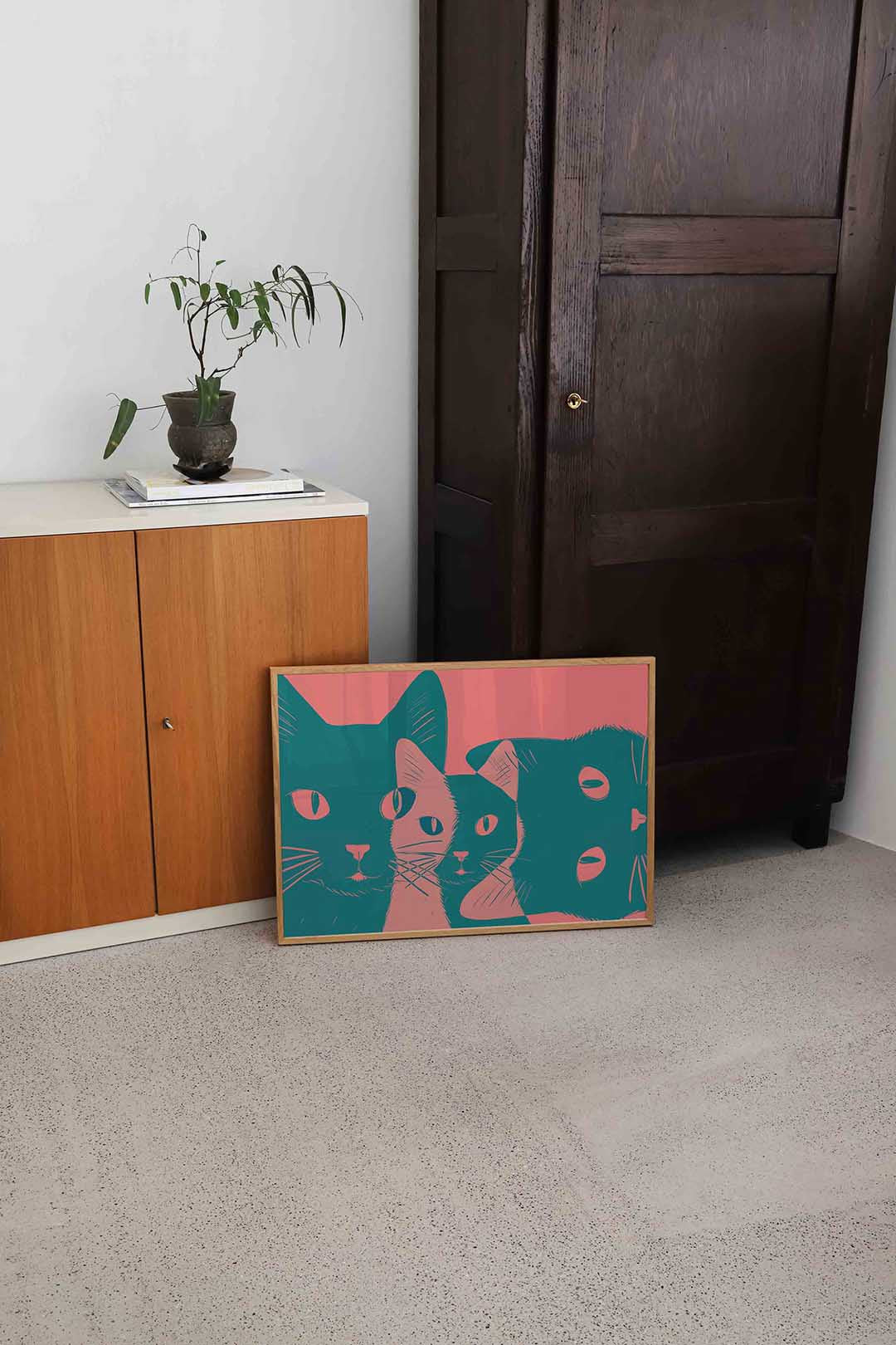 Katten trio Poster