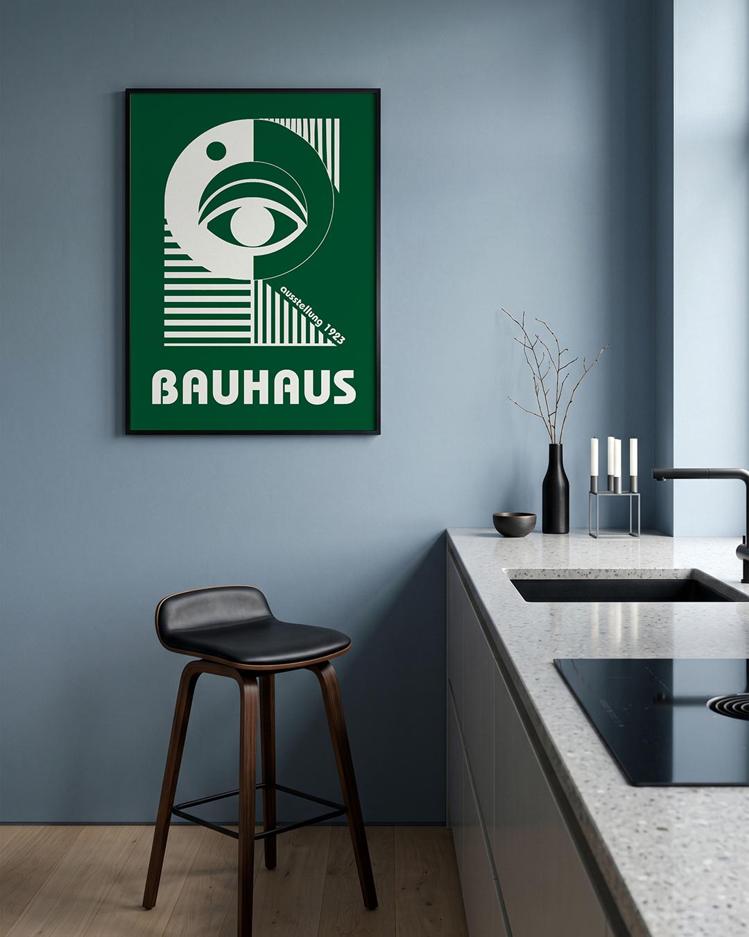 Oog en lijnen Poster