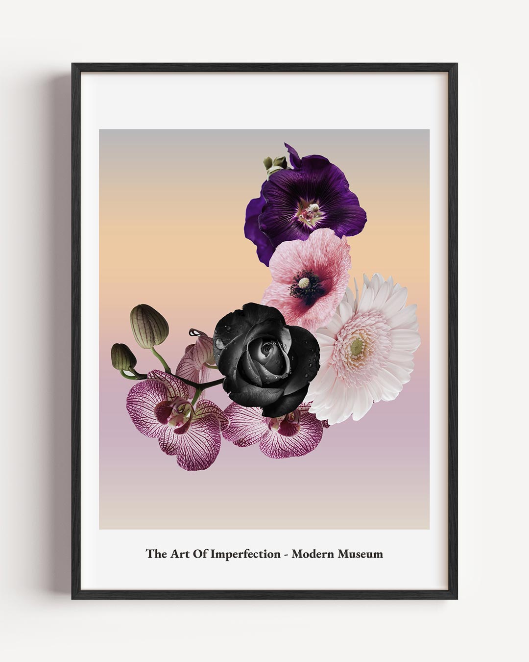 Bloemen van Contrasten Poster-WallArtistic