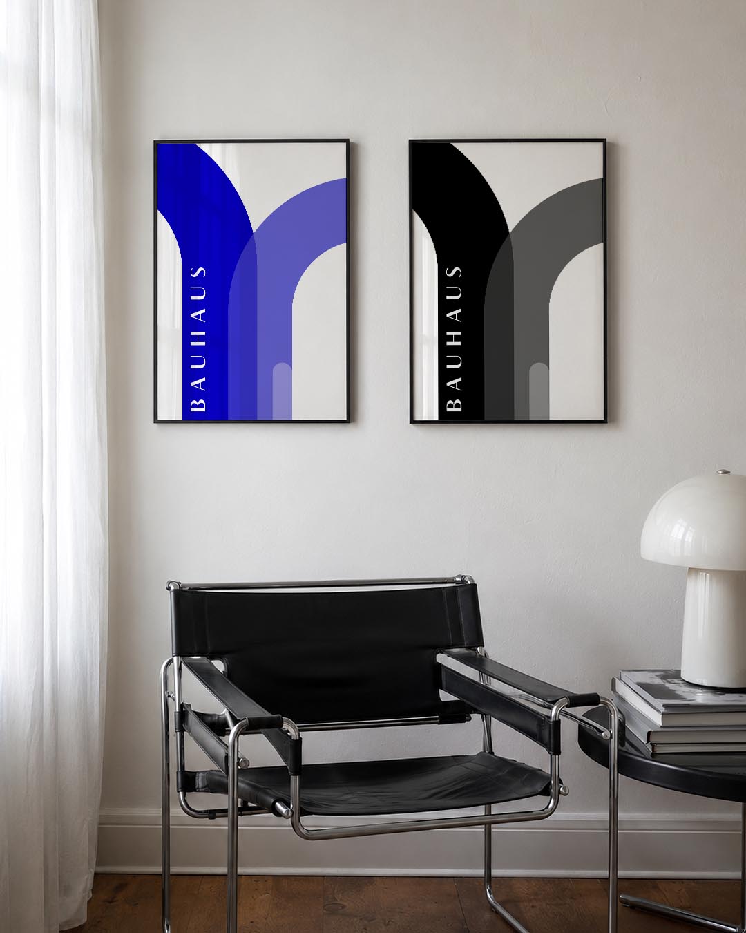 Kleurvlakken en lijnen Posterset