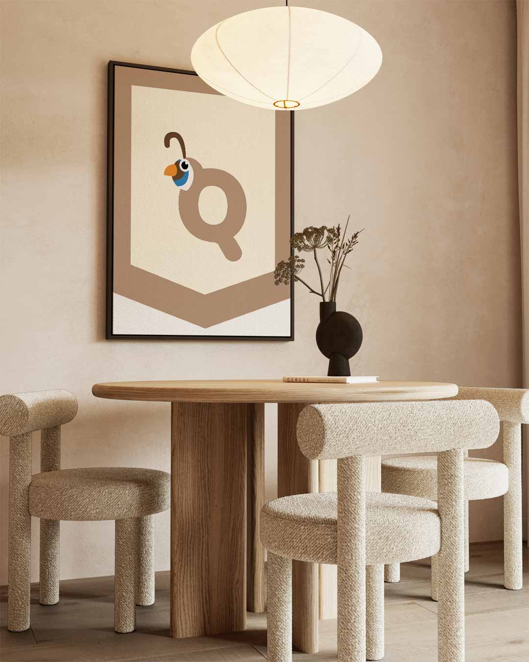 Vrolijke Quetzal Kunstprint Kunstwerk-canvas-dibond-plexiglas-wanddecoratie-WallArtistic