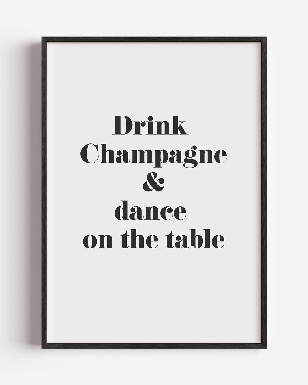 Champagne & Dansen Poster-WallArtistic