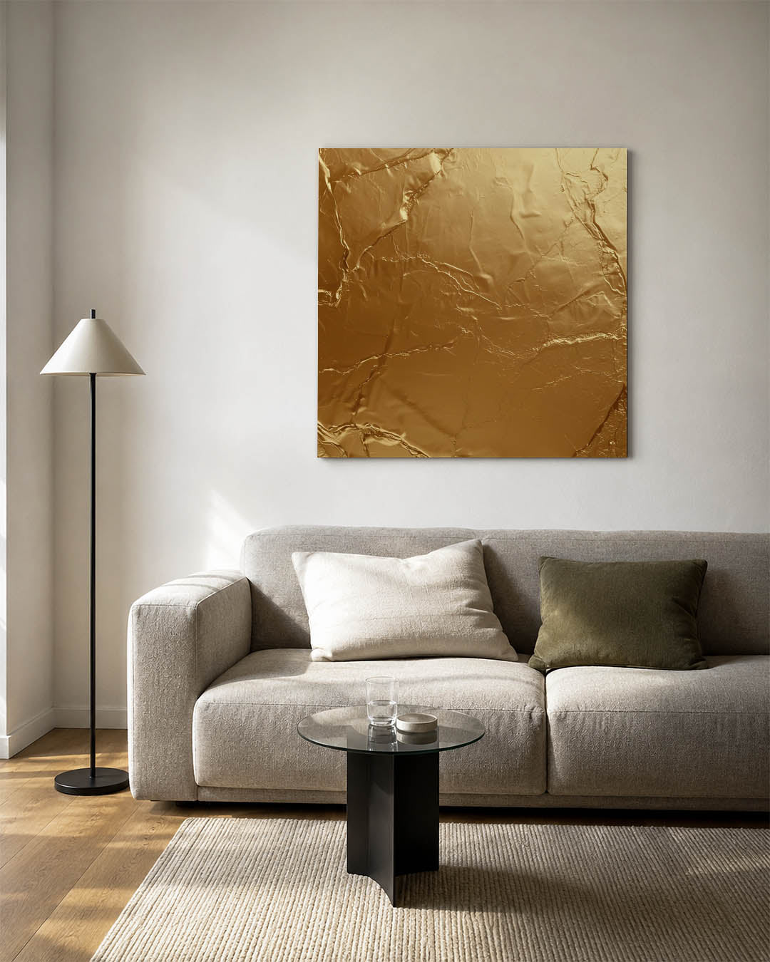 Gouden textuur Kunstwerk