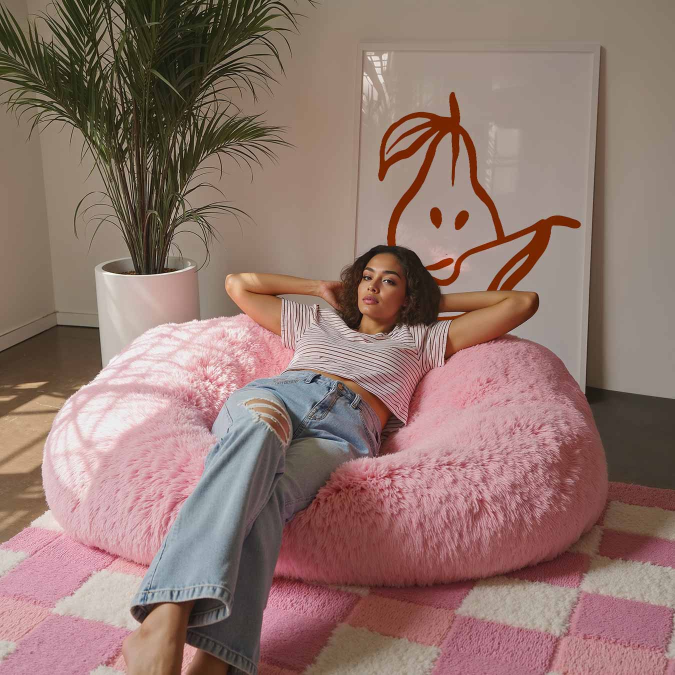 Moderne Vruchtenlijn Poster-WallArtistic