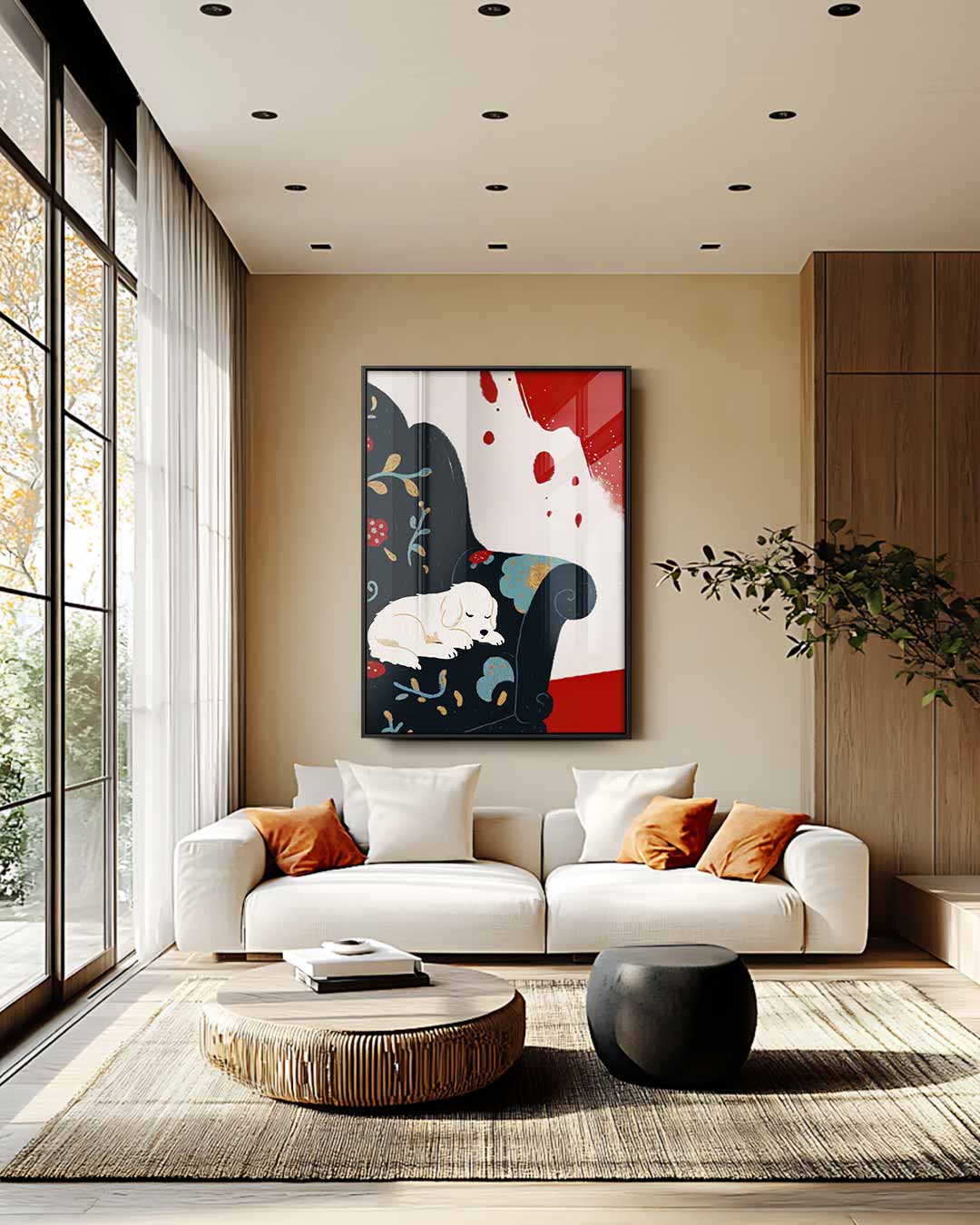 Slaapgezelschap Kunstwerk-canvas-dibond-plexiglas-wanddecoratie-WallArtistic