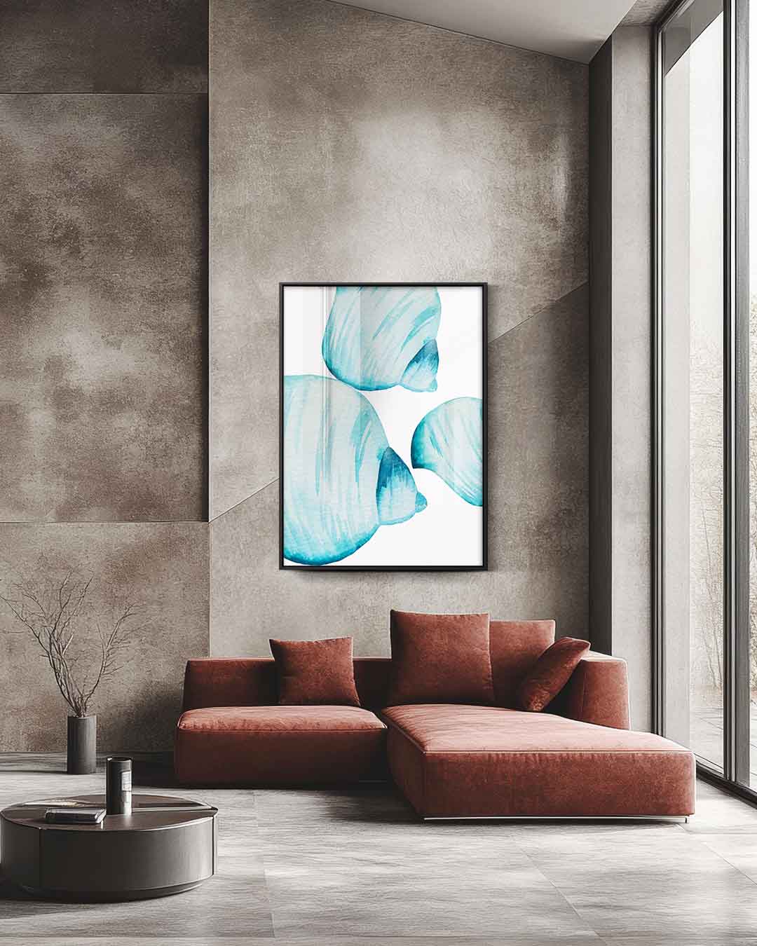 Abstract kunstwerk Kunstwerk-canvas-dibond-plexiglas-wanddecoratie-WallArtistic