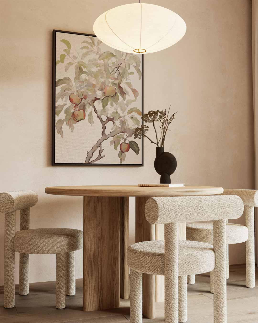 Tak met Rijpe Appels Kunstwerk-canvas-dibond-plexiglas-wanddecoratie-WallArtistic
