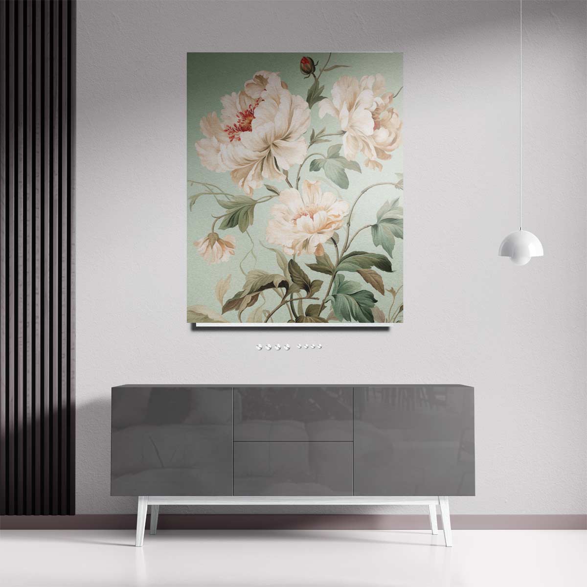 Tijdloze Bloemenpracht Kunstwerk-canvas-dibond-plexiglas-wanddecoratie-WallArtistic