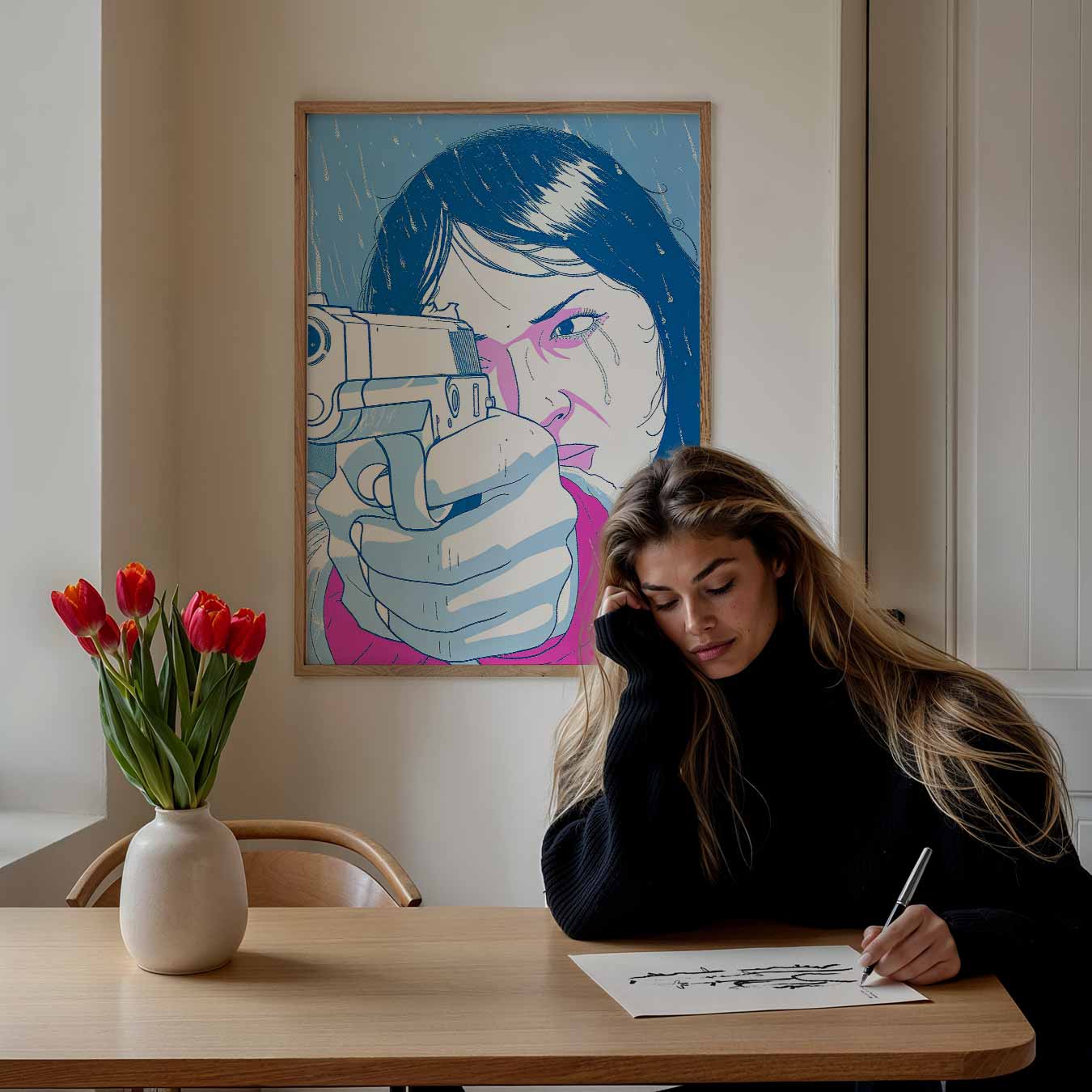 Stoere Vrouw Poster
