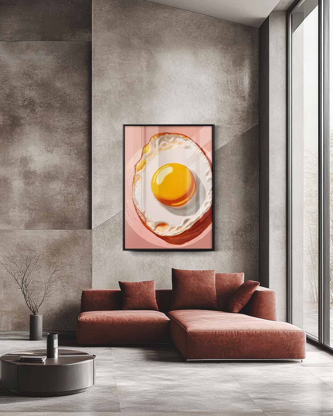Sunny Side Up Op Canvas Kunstwerk-canvas-dibond-plexiglas-wanddecoratie-WallArtistic