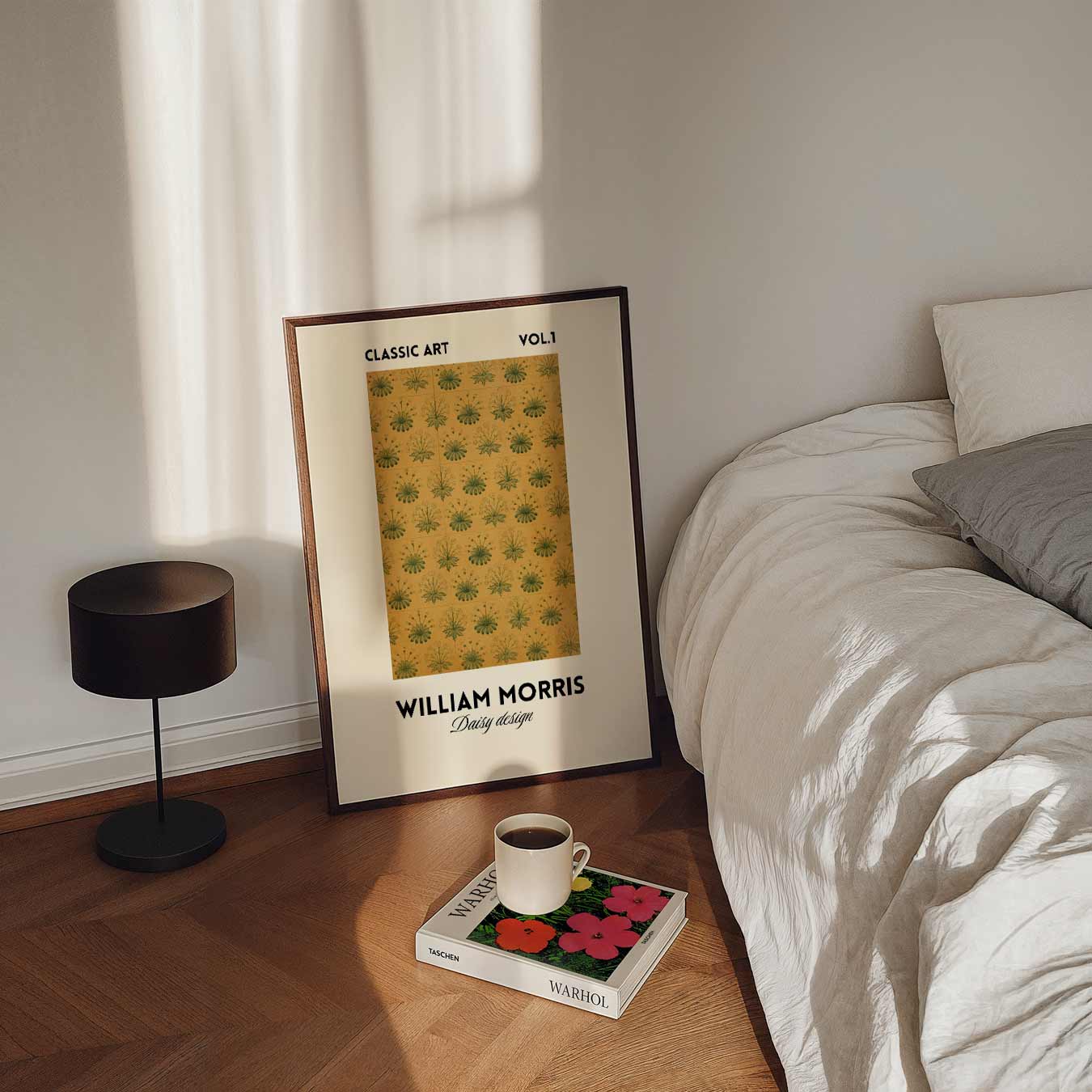 William Morris Daisy Design Poster-WallArtistic