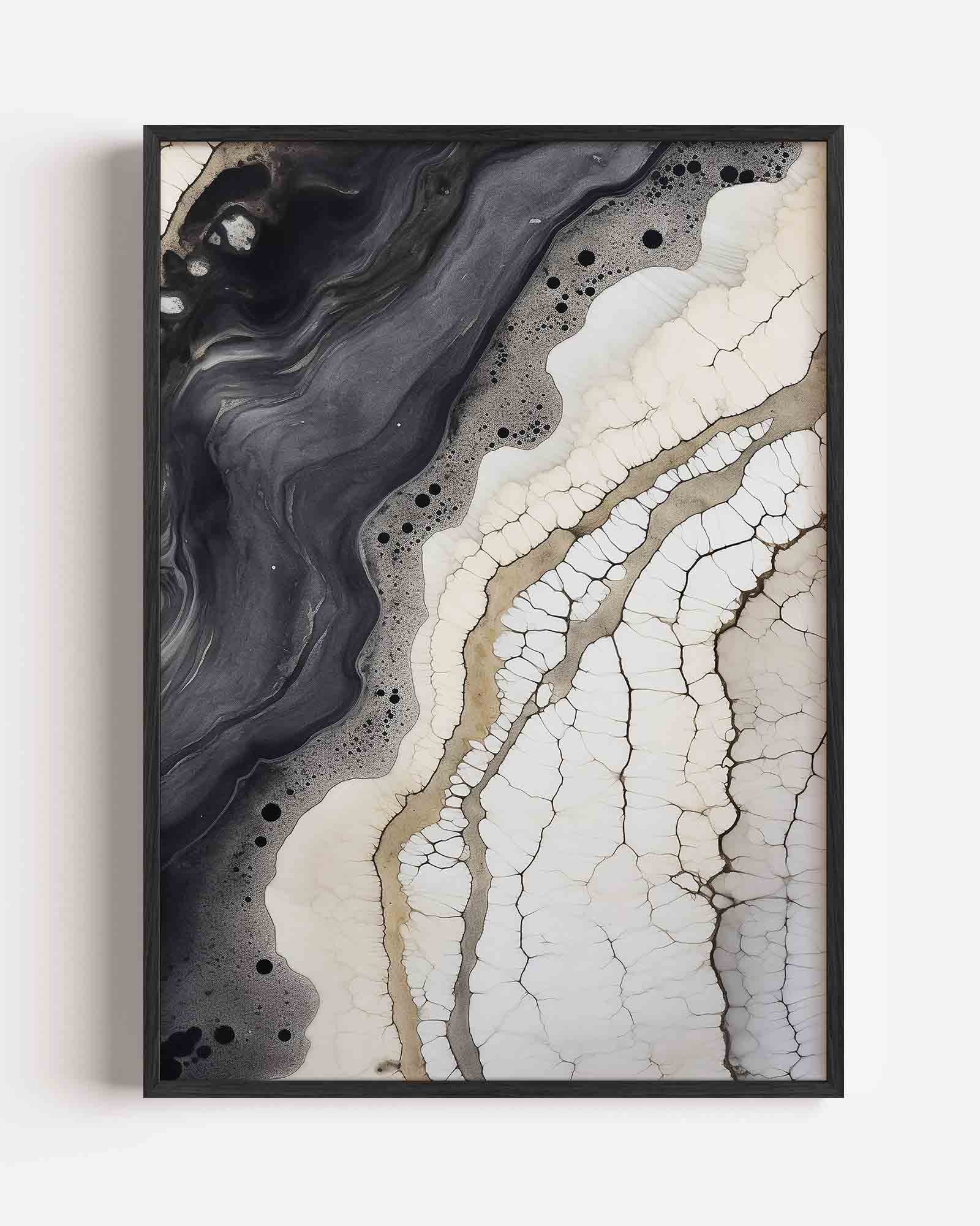 Abstracte lijnen en patronen Poster