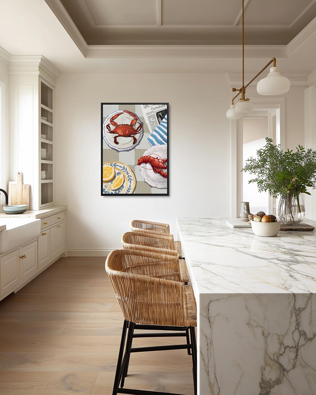 Maritieme tafereel Kunstwerk