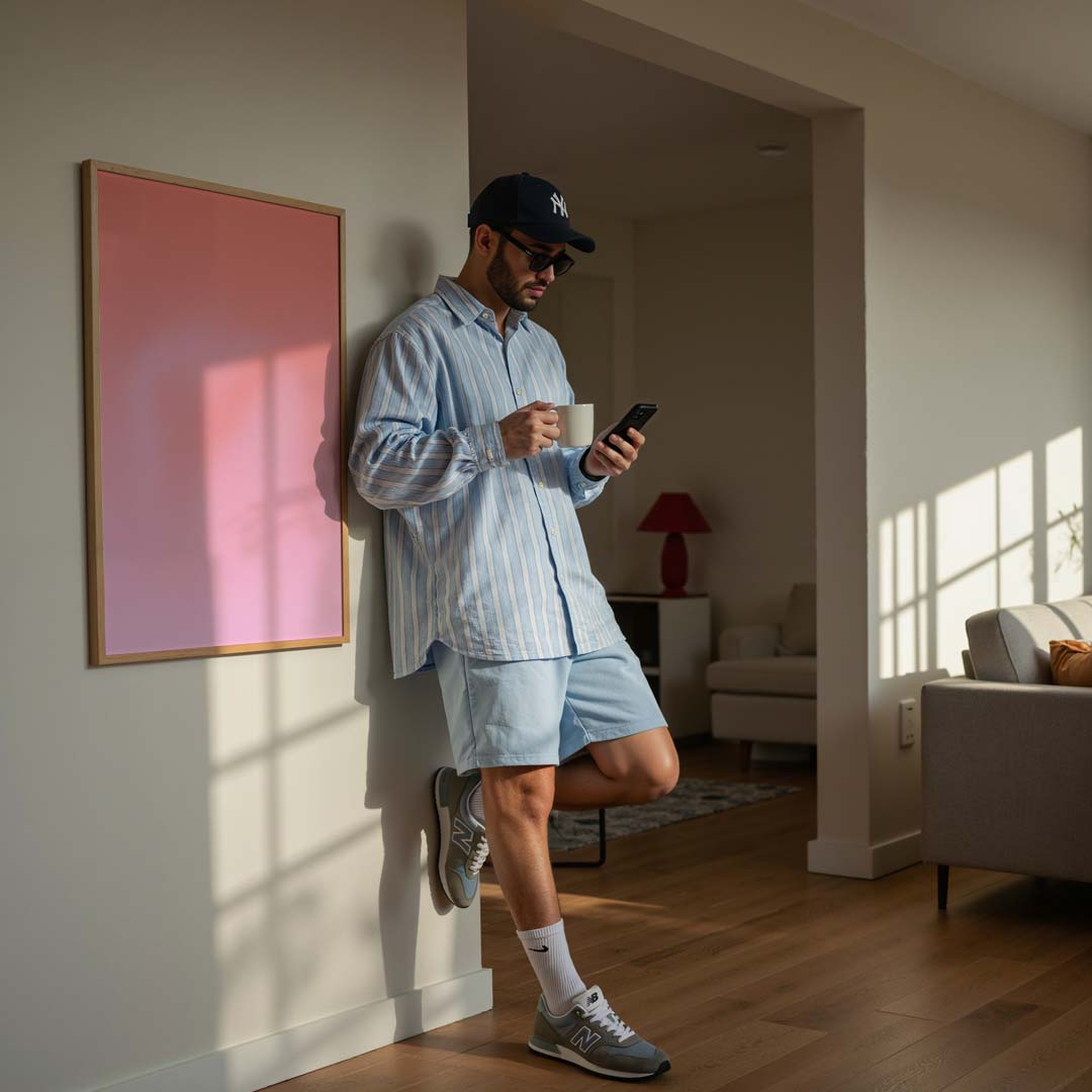 Dreamy Pink Gradient Poster-WallArtistic