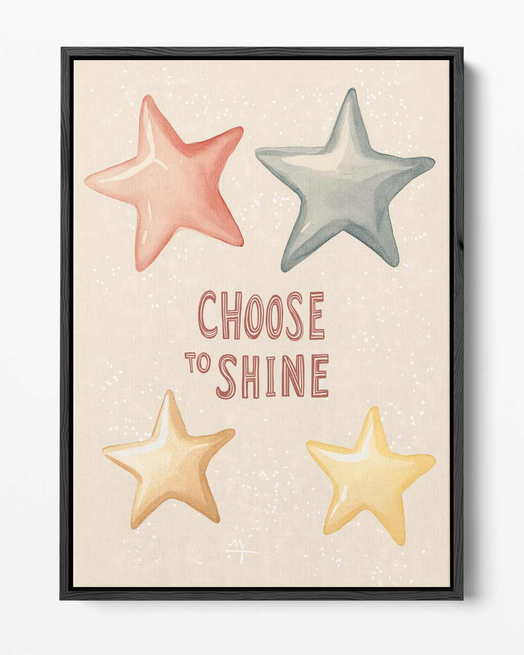 Stralende Sterren Poster Kunstwerk-canvas-dibond-plexiglas-wanddecoratie-WallArtistic