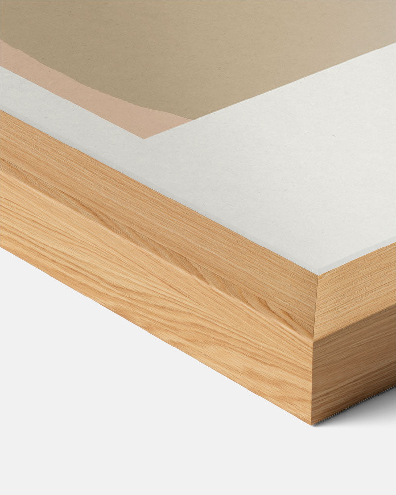 Abstracte Aardetinten Kunstposter-WallArtistic