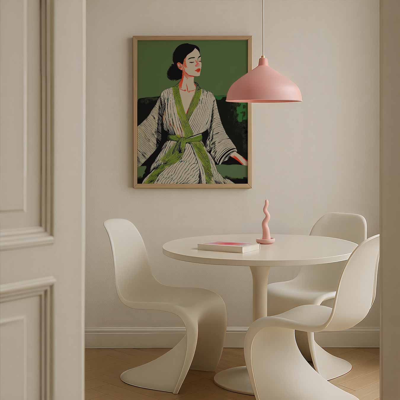 Zen Meditatie Vrouwenposter-WallArtistic