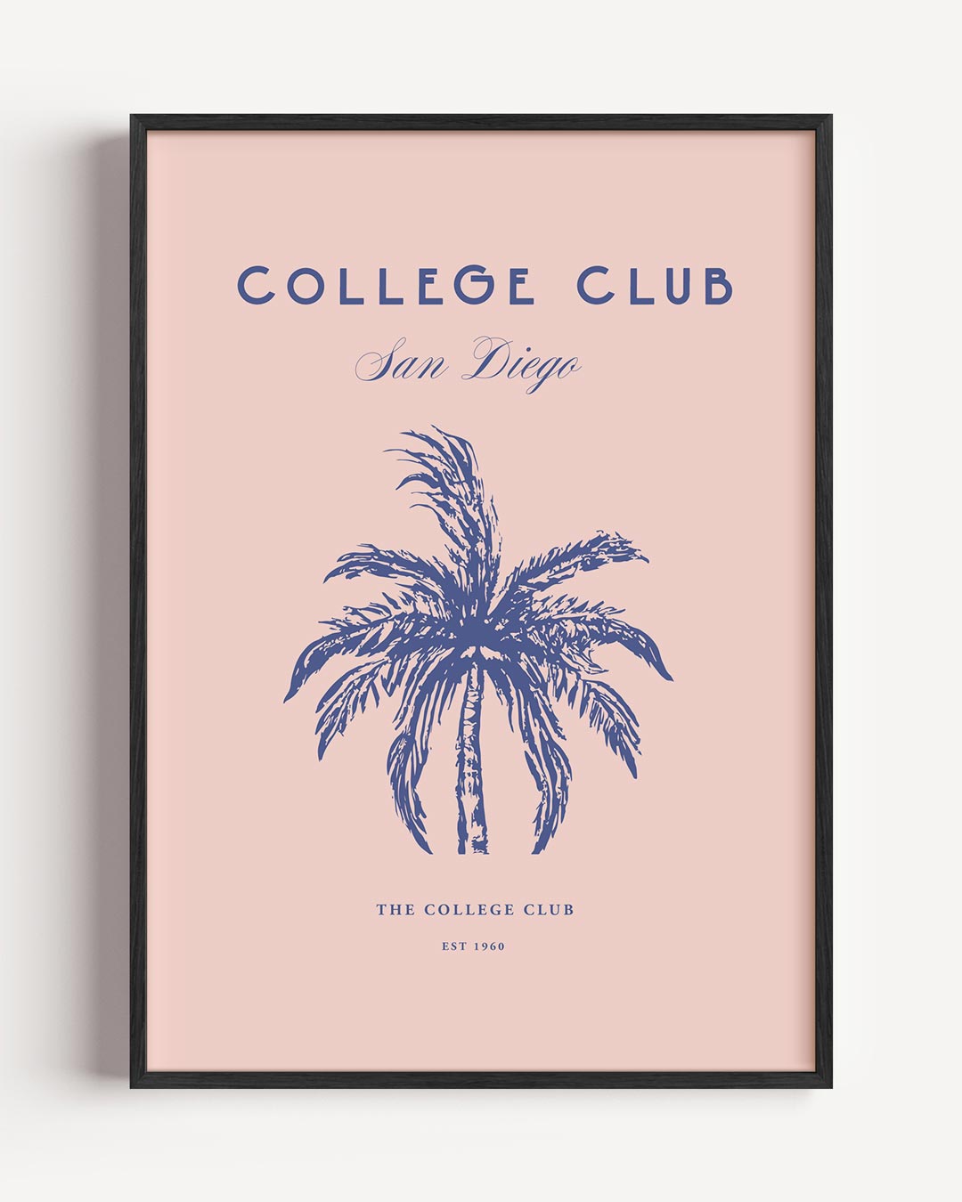 Vintage Palm San Diego Wandposter-WallArtistic