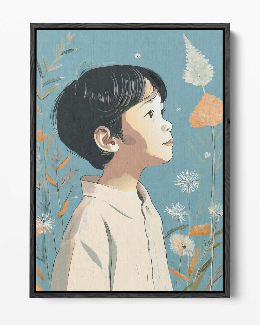 Dromerige Kinderblik Kunstwerk-canvas-dibond-plexiglas-wanddecoratie-WallArtistic