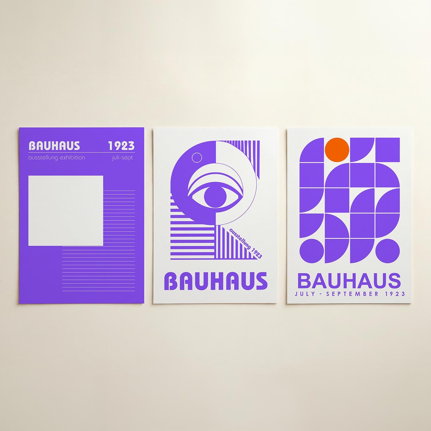 Lijnen en vlakken Posterset