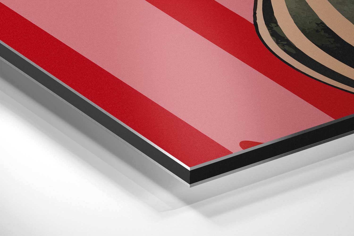 Vaas Met Rood Klaprozen Kunstwerk-canvas-dibond-plexiglas-wanddecoratie-WallArtistic