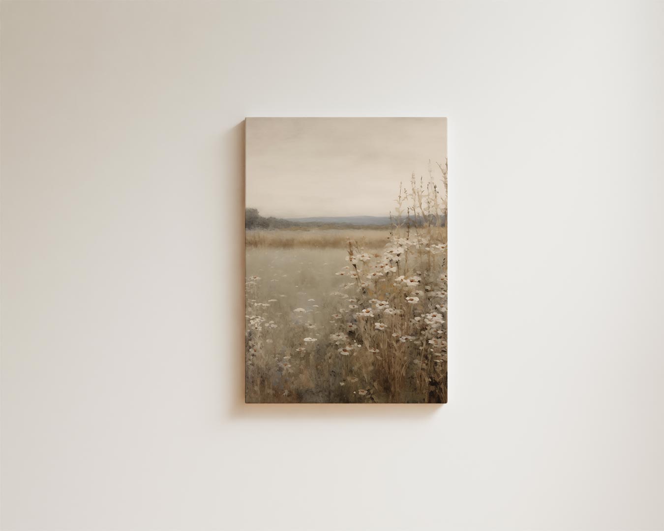 Zomersereniteit in de Weide Kunstwerk-canvas-dibond-plexiglas-wanddecoratie-WallArtistic