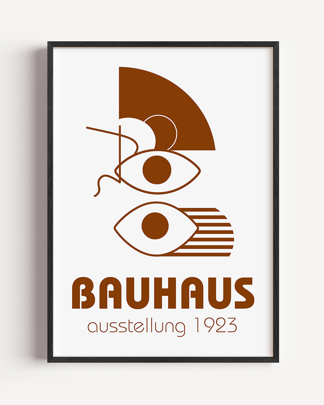 Oog en lijnen Poster