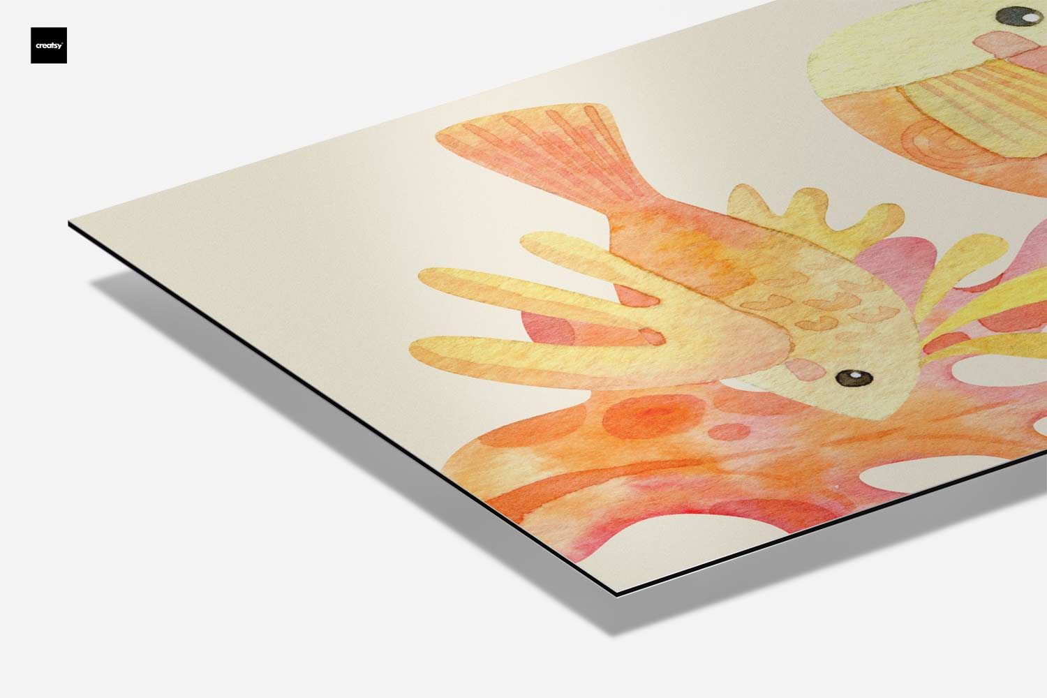 Kleurrijke Onderwaterwereld Kunstwerk-canvas-dibond-plexiglas-wanddecoratie-WallArtistic