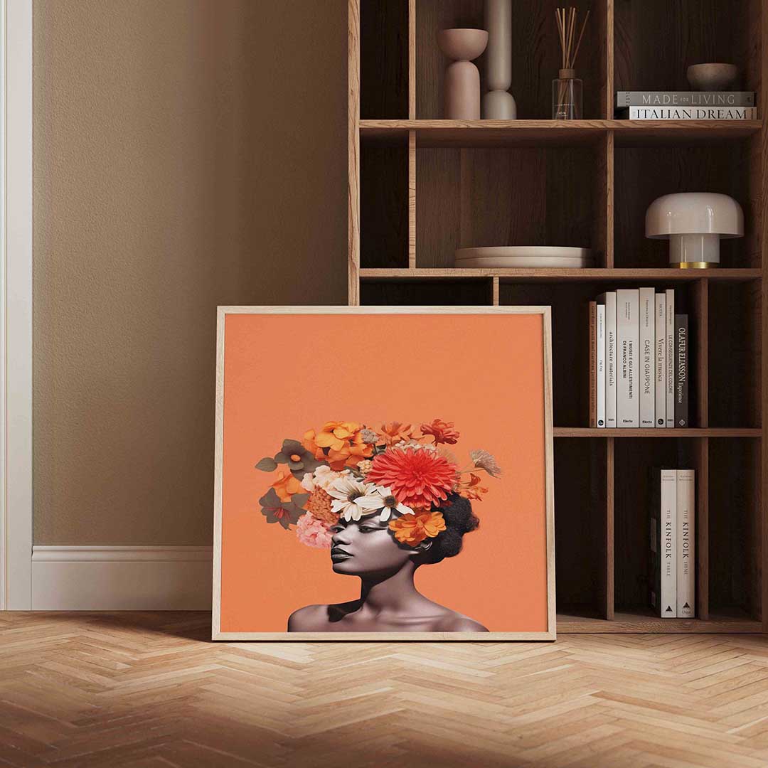 Bloemenhoofd Poster