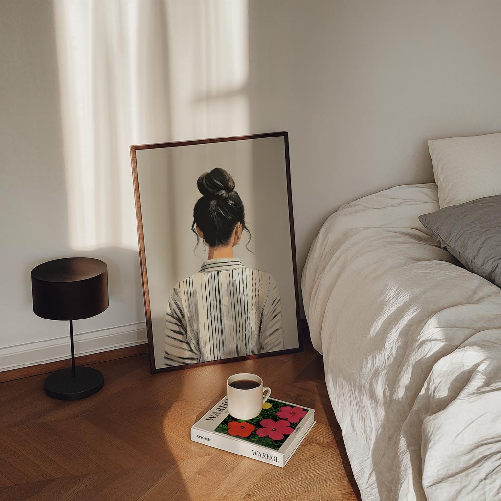 Elegante Gestreepte Stijl Poster