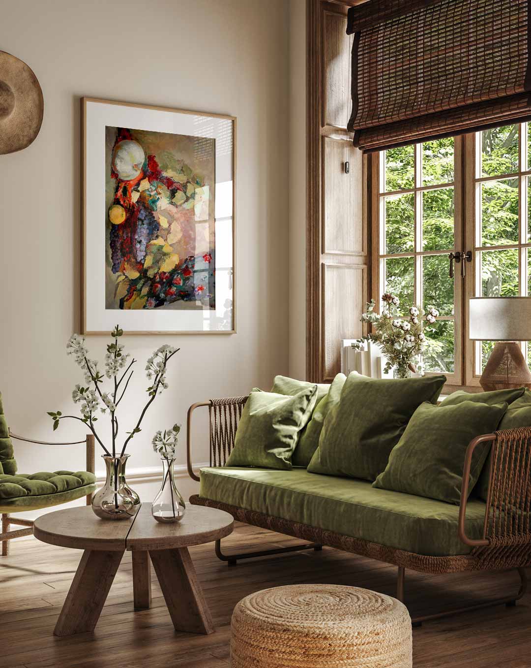 Kleurrijke Fruitexplosie Poster-WallArtistic