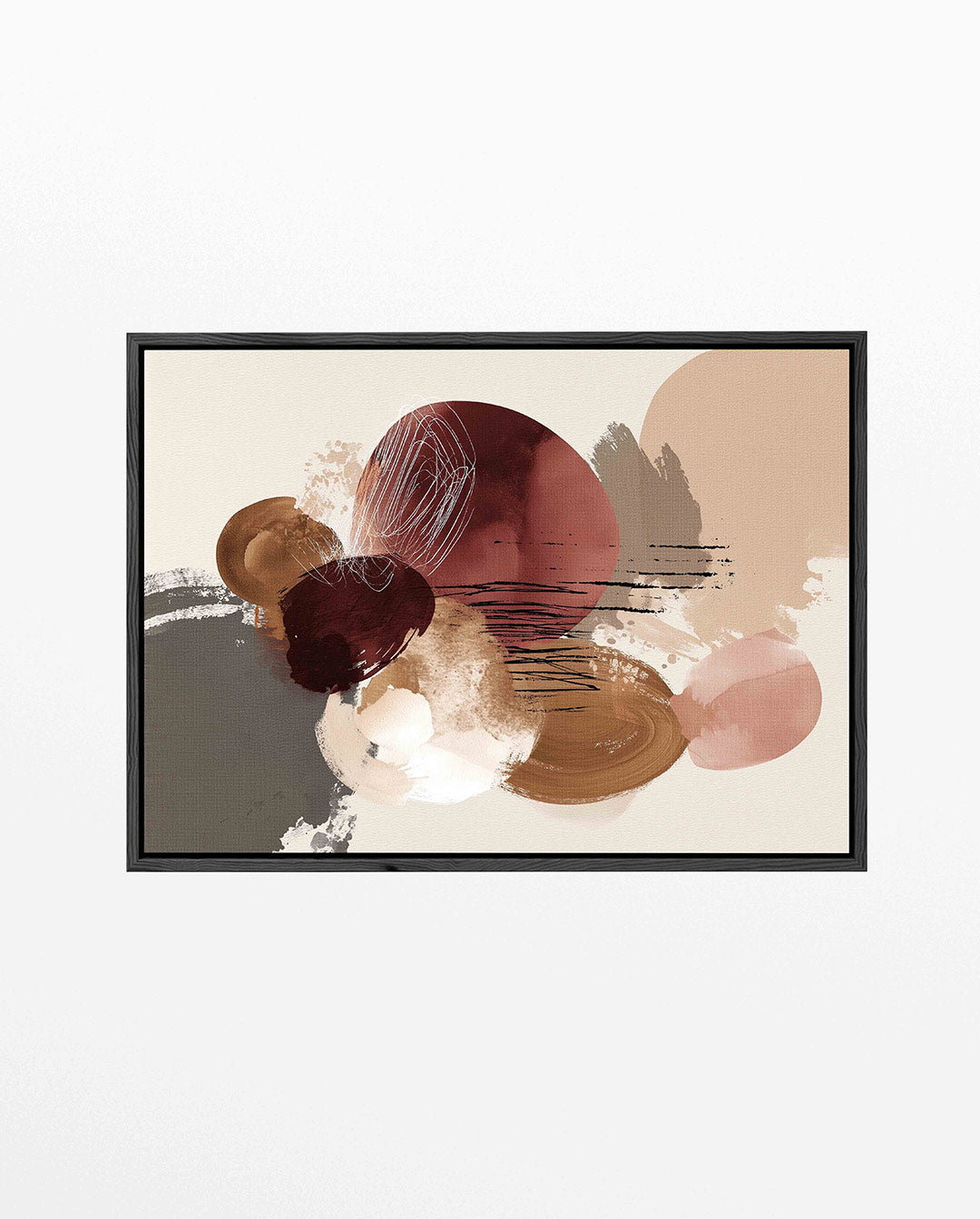 Organische vormen compositie Kunstwerk