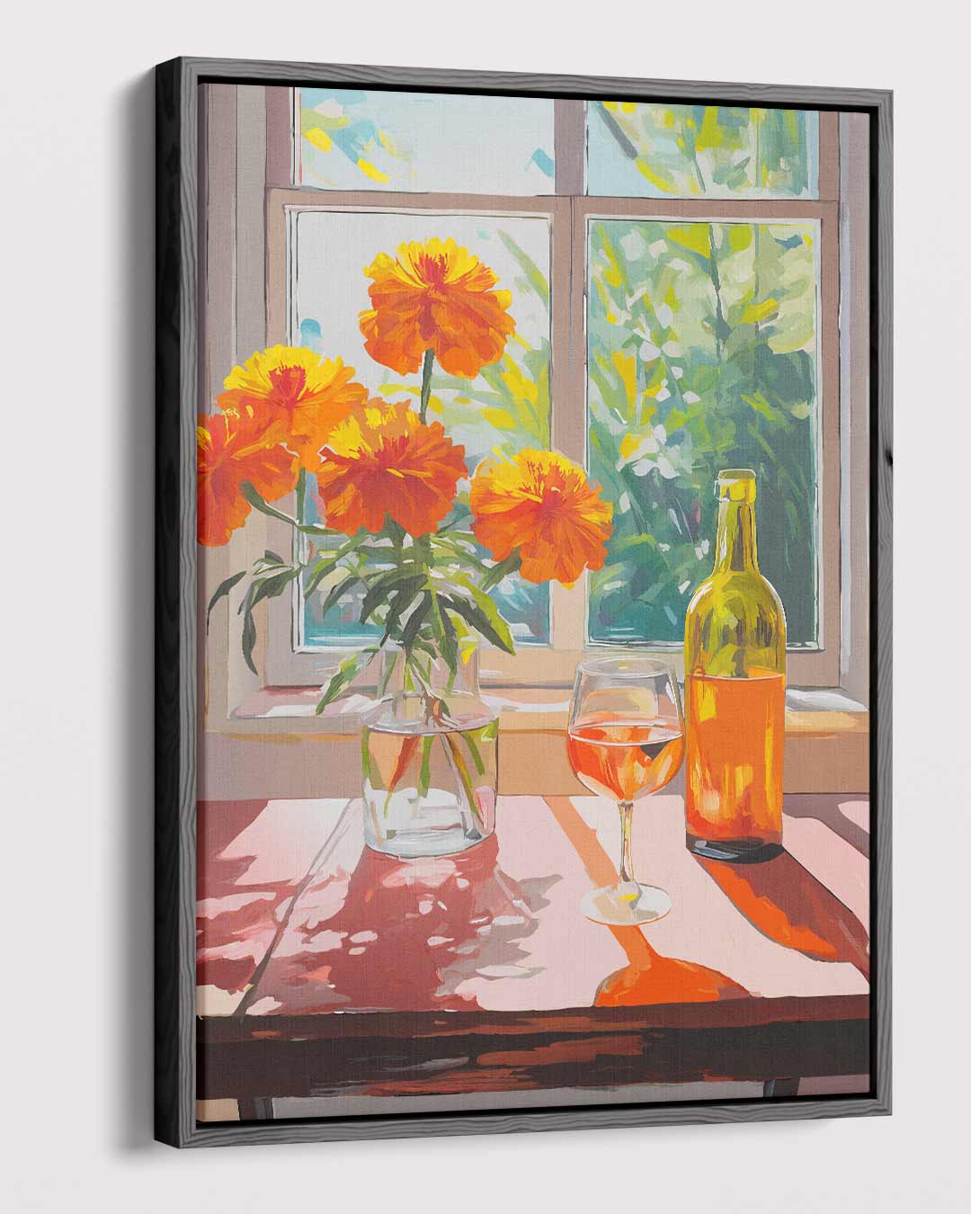 Fleurige Zomermiddag Kunstwerk-canvas-dibond-plexiglas-wanddecoratie-WallArtistic
