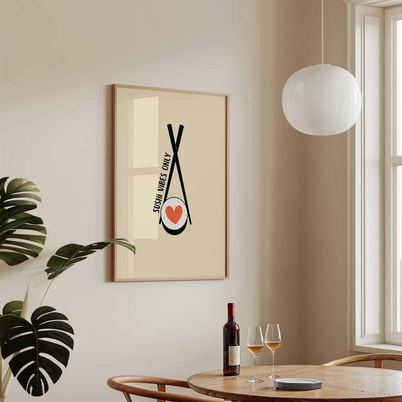 Sushi Vibes Only Poster