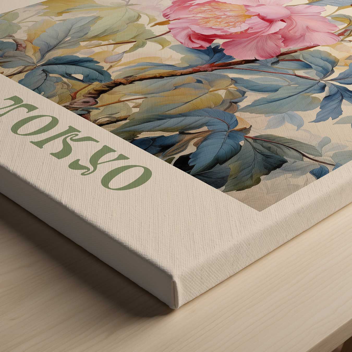 Bloemenmarkt van Tokio Kunstwerk-canvas-dibond-plexiglas-wanddecoratie-WallArtistic