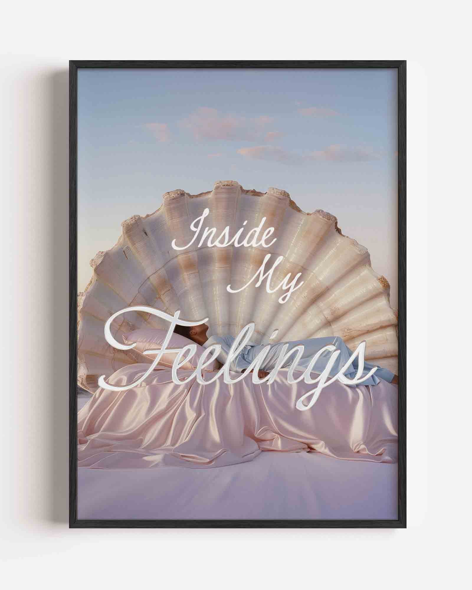 Schelp en bed Poster