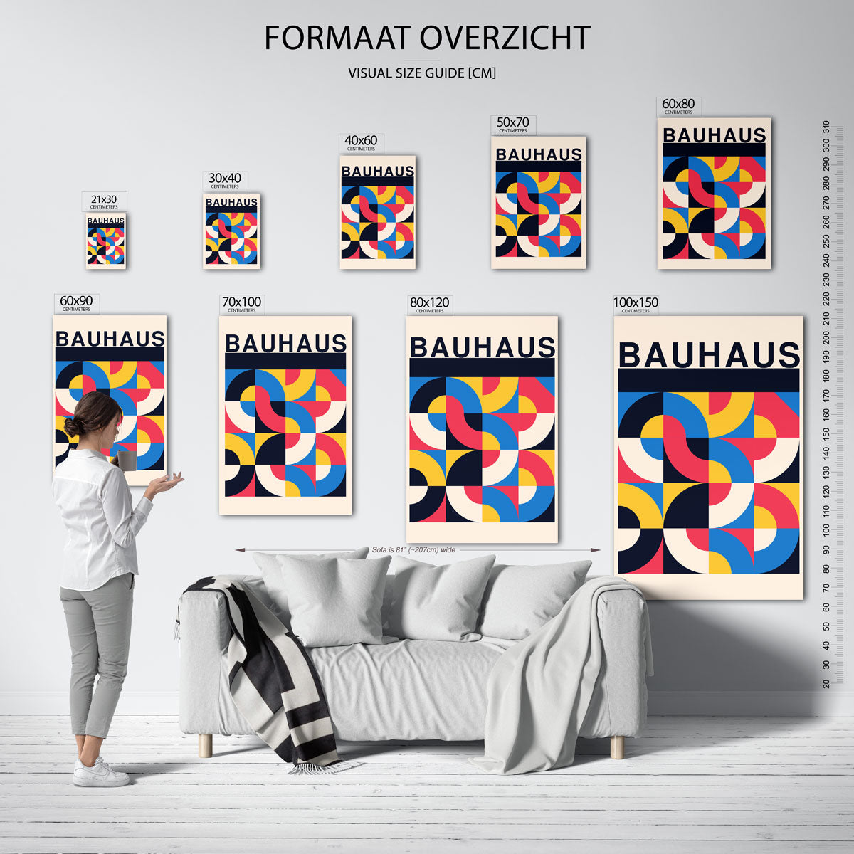 Vorm en kleur Poster