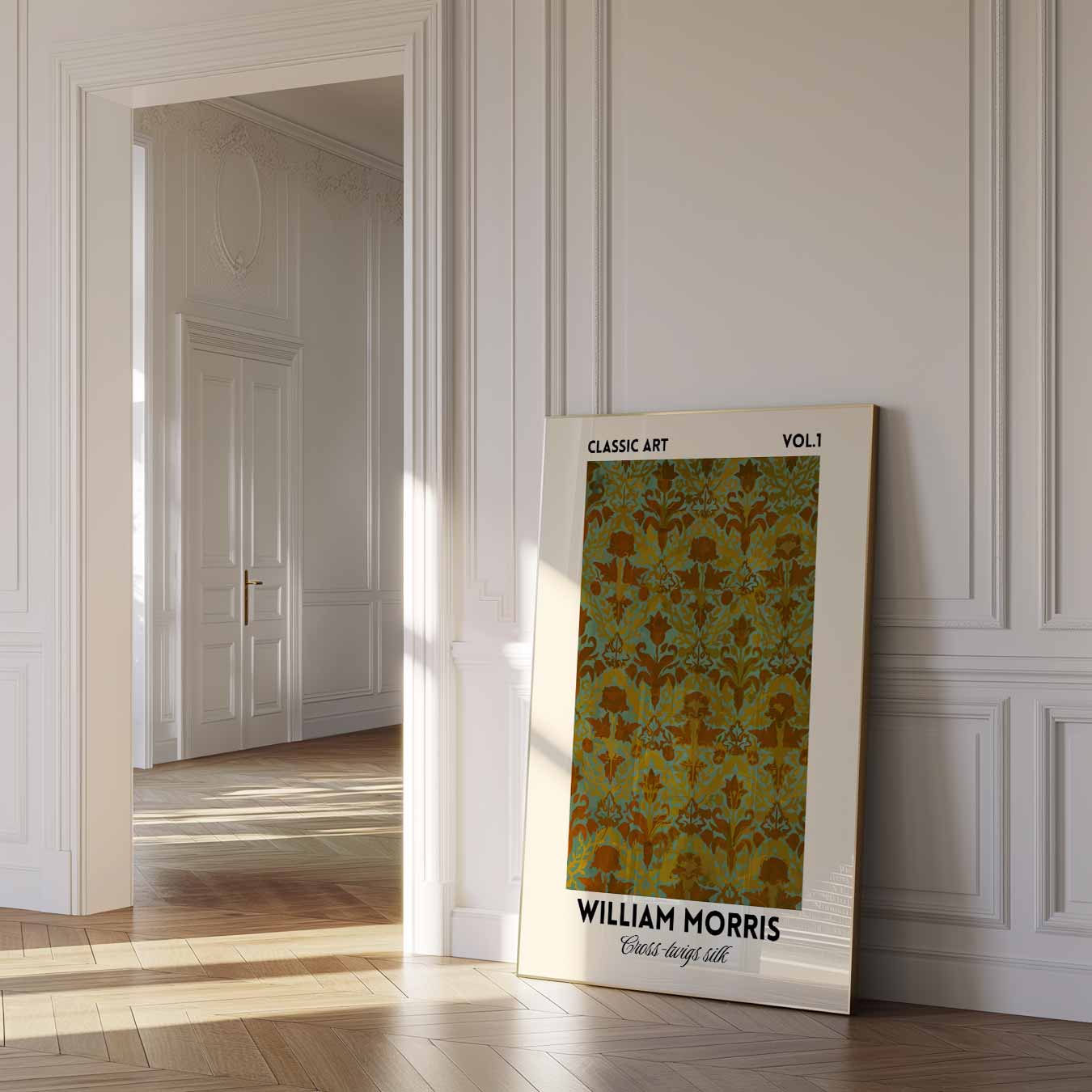 William Morris Bloemenpatroon Poster
