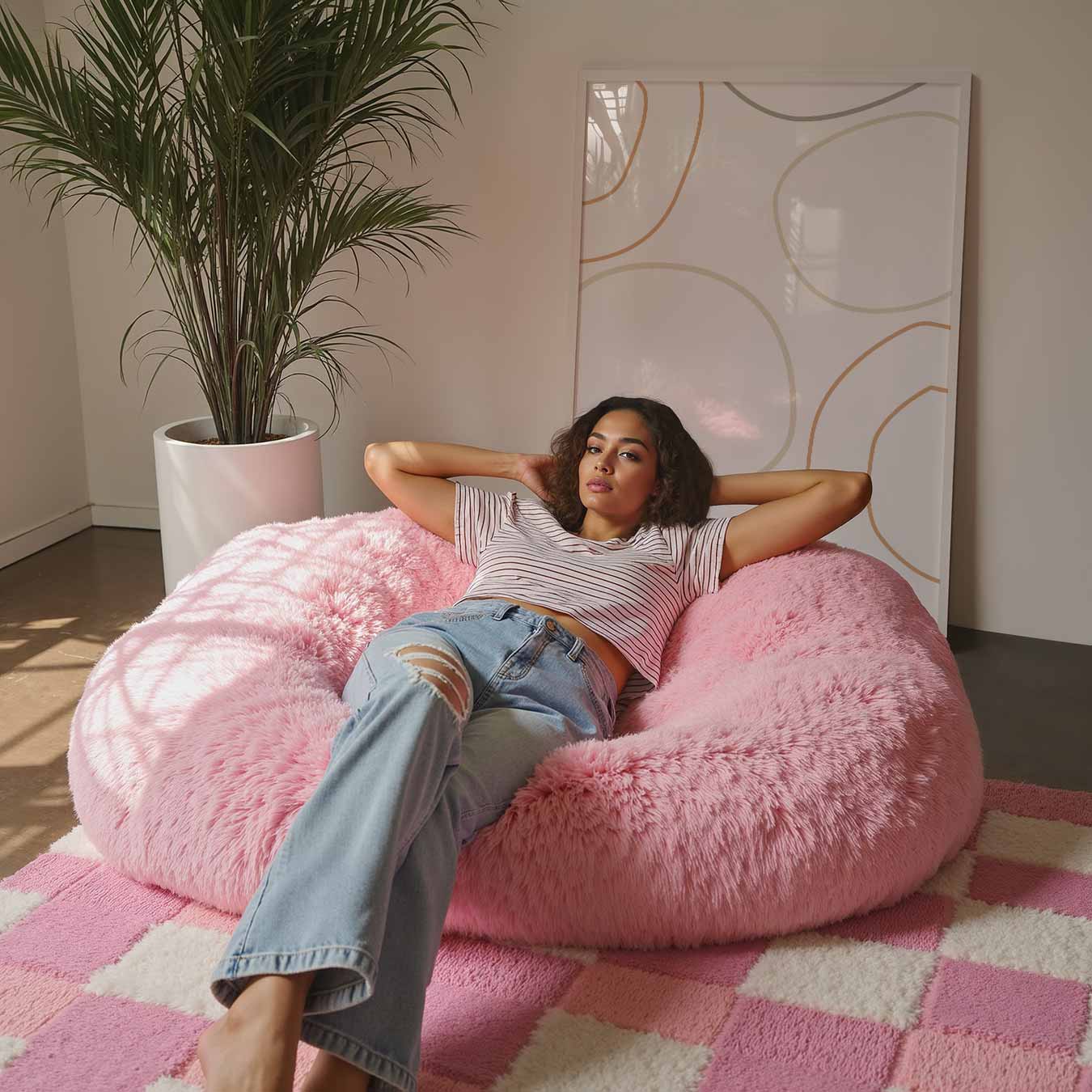 Abstracte Kringelkunst Poster-WallArtistic